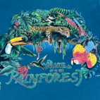 Vintage 90s Rainforest Cafe Bloomington, Minnesota T-Shirt LARGE