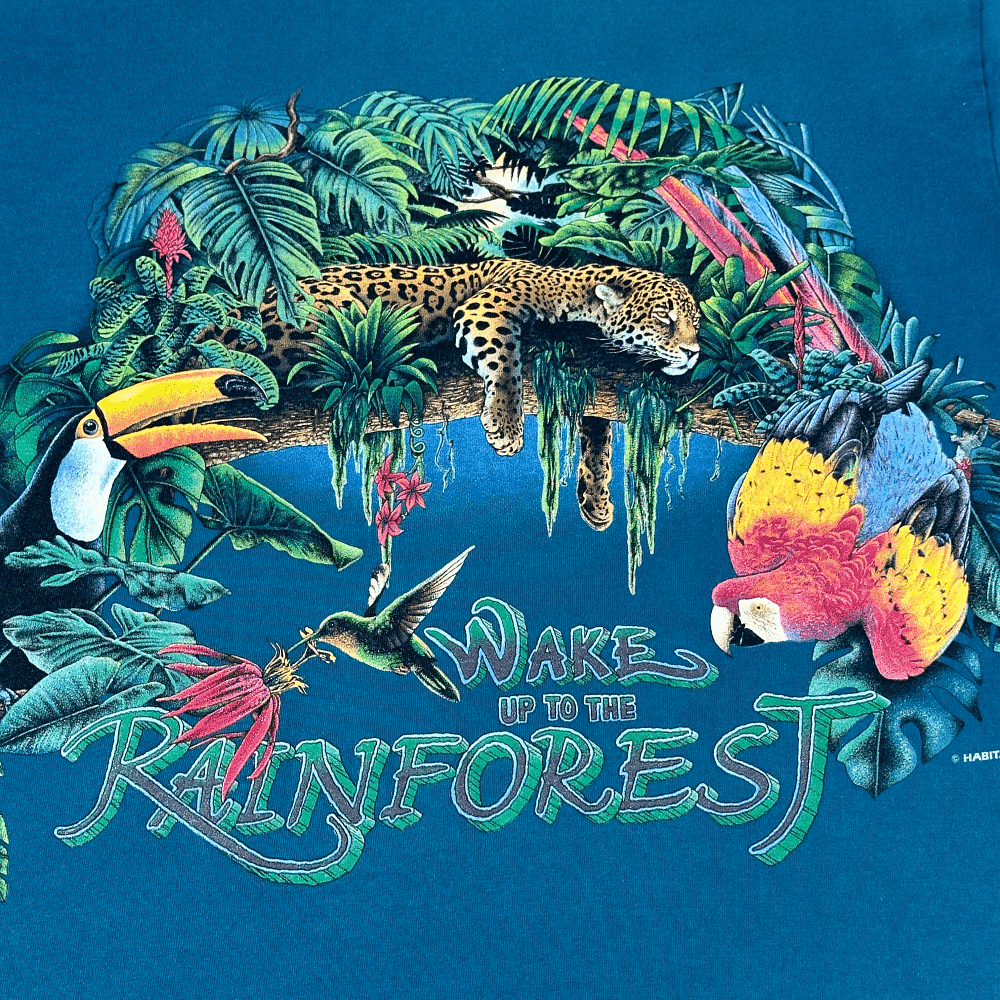 Vintage 90s Rainforest Cafe Bloomington, Minnesota T-Shirt LARGE 2