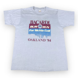 Vintage 80s Bacardi Rum Runner Oakland T-Shirt MEDIUM