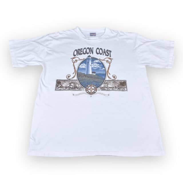 Vintage 90s Oregon Coast Lighthouse T-Shirt XL 3