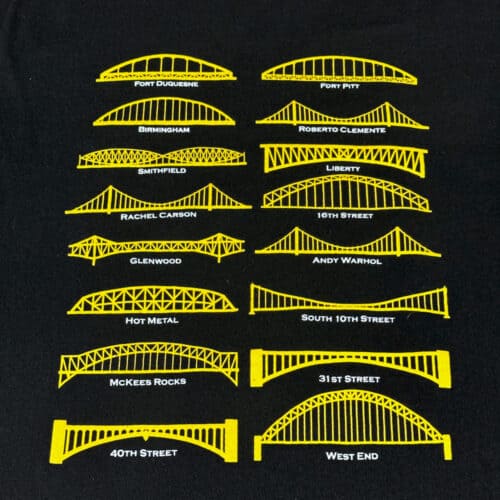 Bridges of Pittsburgh Pennsylvania T-Shirt LARGE 2