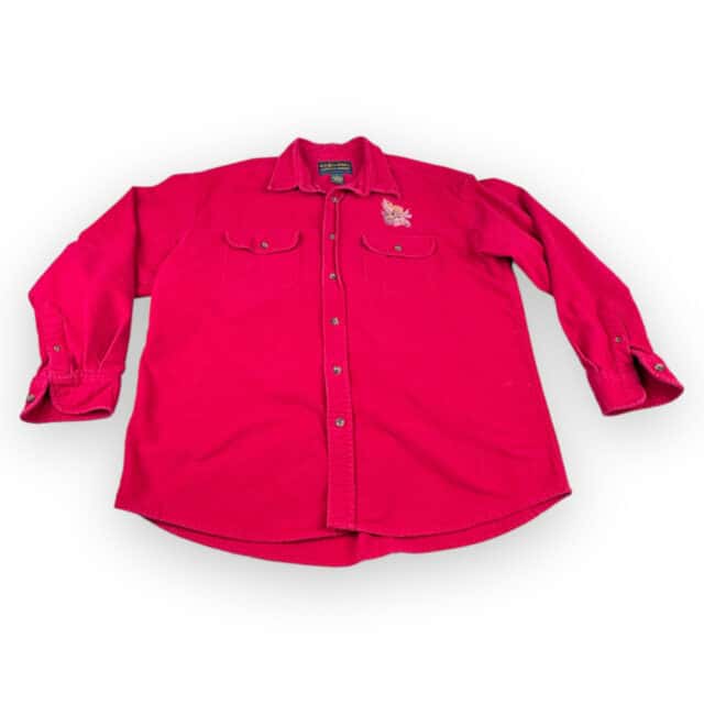 Vintage 90s Hazel Creek Red Moose Shirt Jacket XL 3