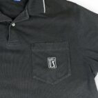 Vintage 90s PGA Tour Brand Striped Golf Polo Shirt LARGE
