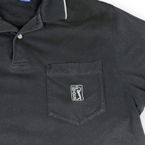 Vintage 90s PGA Tour Brand Striped Golf Polo Shirt LARGE 2