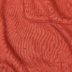 Vintage 80s Burnt Orange Striped Long Sleeve Polo Shirt MEDIUM