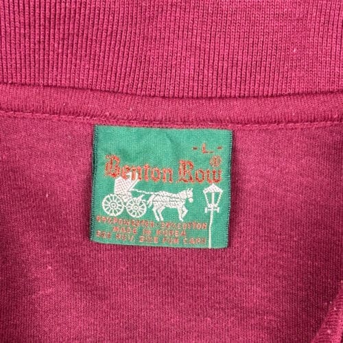 Vintage 80s Benton Row Raglan Polo Shirt SMALL