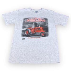 Y2K American Classic Tractor Allis-Chalmers WD45 T-Shirt MEDIUM