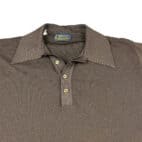 Vintage 70s Arrow Cavalier Chocolate Brown Polo Shirt MEDIUM/LARGE