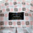 Vintage 60s JC Penney Harvest Patterned Penn-Prest Dress Shirt LARGE