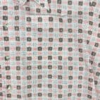 Vintage 60s JC Penney Harvest Patterned Penn-Prest Dress Shirt LARGE