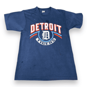 Vintage 80s Detroit Tigers Baseball Team T-Shirt SMALL 3