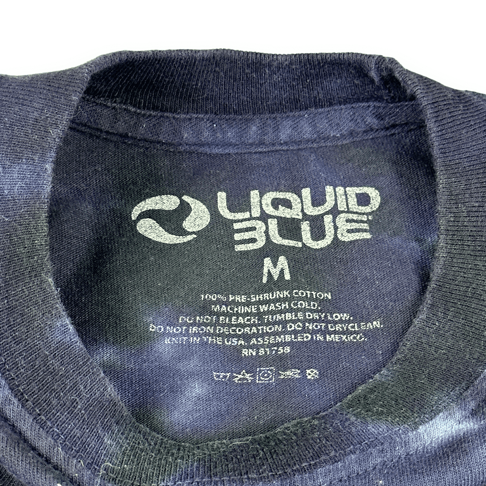 Liquid Blue T-Shirt - modern printed tag
