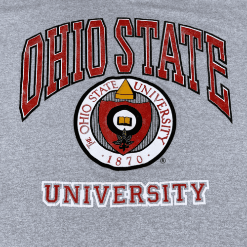 Vintage 80s Ohio State University T-Shirt LARGE 2