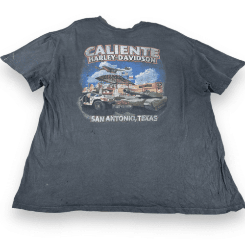 Y2K Caliente Harley Davidson San Antonio Texas T-Shirt XL 2