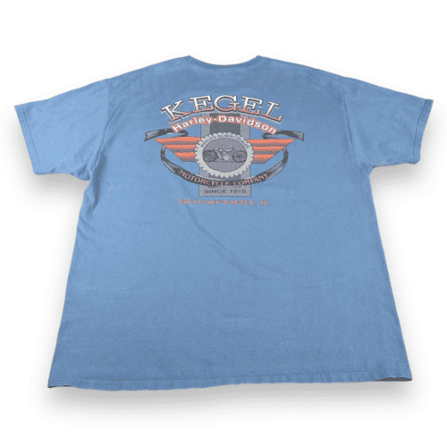 Y2K Kegel Harley Davidson Motorcycles Rockford Illinois T-Shirt XL
