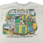 Vintage Y2K Canidae All Natural Pet Foods T-Shirt LARGE