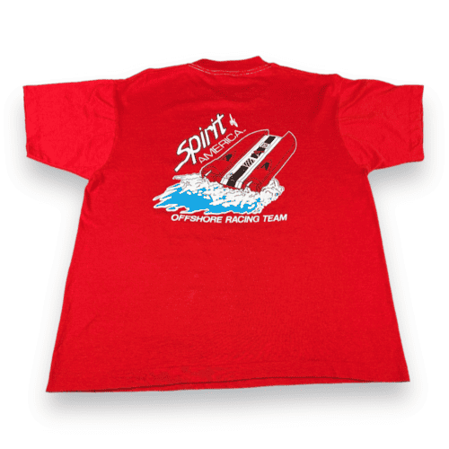 Vintage 80s Spirit of America Offshore Racing Team T-Shirt M/L