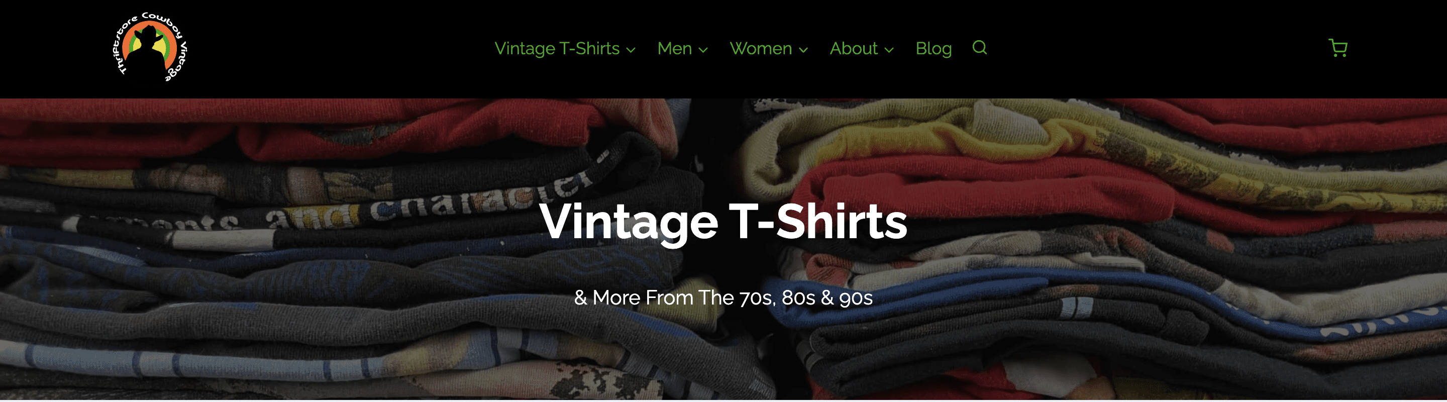 Vintage T-Shirts on Thriftstore Cowboy Vintage