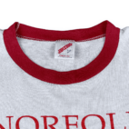 Vintage 90s Norfolk Five Mile Road Race Ringer T-Shirt MEDIUM