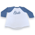 Vintage 70s Alaska Raglan Jersey T-Shirt LARGE
