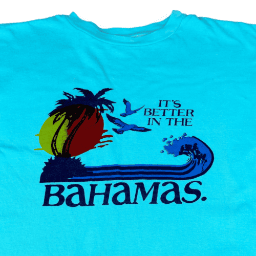 Vintage 80s It’s Better In The Bahamas T-Shirt MEDIUM 2