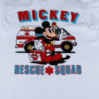 Vintage 90s Mickey Rescue Squad Kids T-Shirt Youth 14-16