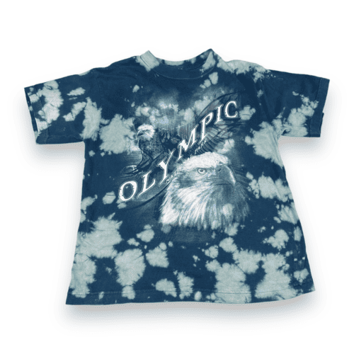 Olympic National Park Eagle Tie Dye Kids T-Shirt YOUTH LARGE