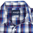 Vintage 90s Wrangler Pearl Snap Western Shirt LARGE