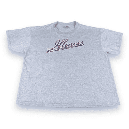 Vintage 90s Illinois Fighting Illini T-Shirt XL