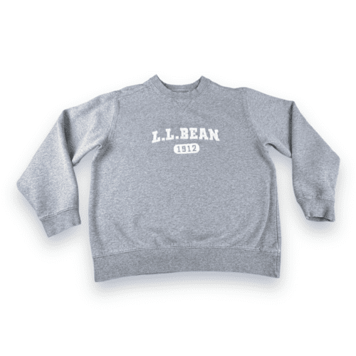 Y2K L.L. Bean Spell Out College Sweatshirt MEDIUM