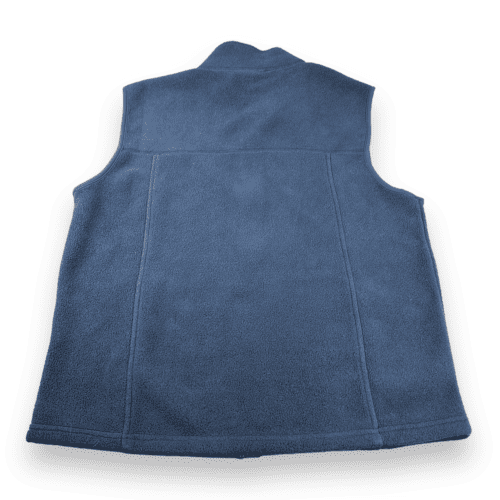 L.L. Bean Navy Blue Fleece Zip Up Vest MEDIUM