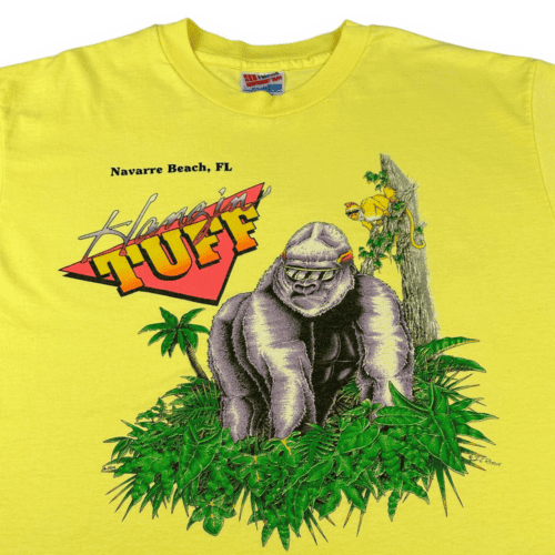 Vintage 90s Hanging Tuff Gorilla T-Shirt LARGE