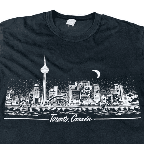 Vintage 90s Toronto Canada City Skyline T-Shirt MEDIUM