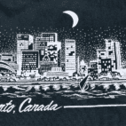 Vintage 90s Toronto Canada City Skyline T-Shirt MEDIUM