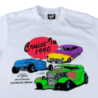 Vintage 90s Cruise-In Classic Cars T-Shirt SMALL