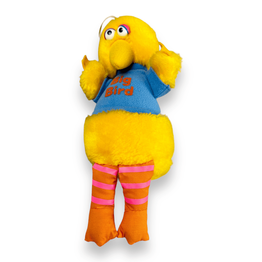 Vintage 80s Big Bird Sesame Street Plush Toy