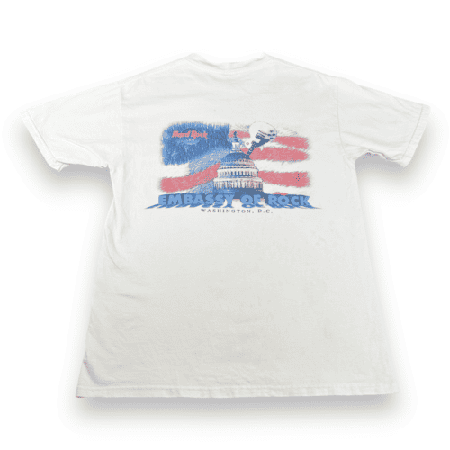 Vintage 90s Hard Rock Cafe Washington D.C. T-Shirt MEDIUM