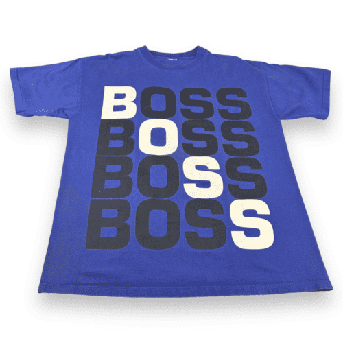 Vintage 90s Hugo Boss Spell Out T-Shirt XL
