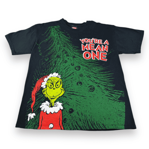 You're A Mean One, Mr Grinch Stole Christmas T-Shirt LARGE