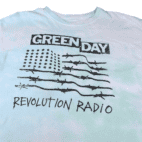 Green Day Revolution Radio Tie Dye T-Shirt LARGE
