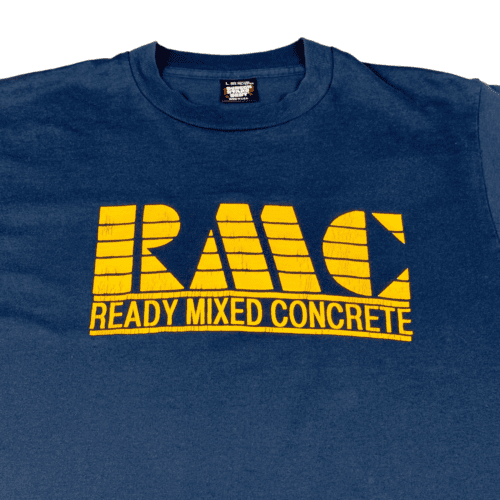 Vintage 80s RMC Ready Mixed Concrete T-Shirt MEDIUM
