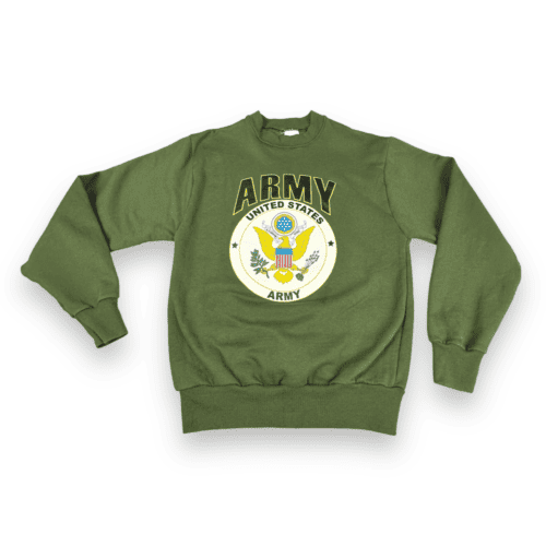 Vintage 80s United States Army Olive Green Sweatshirt SMALL