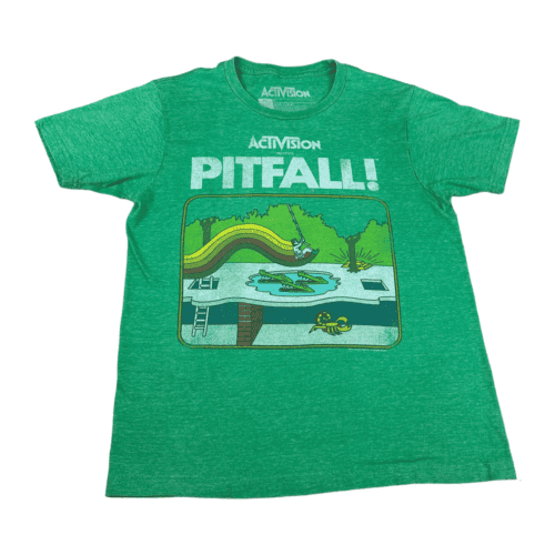 Retro Pitfall! Activision Atari Video Game T-Shirt SMALL