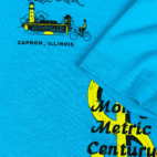 Vintage 80s Money Metric Century Illinois Cycling Events T-Shirt MEDIUM