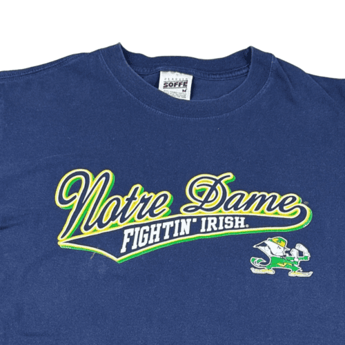Vintage 90s Notre Dame Fightin' Irish T-Shirt MEDIUM