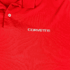 Vintage 90s Chevrolet Corvette Dealership Polo Shirt MEDIUM