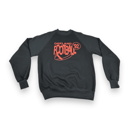 Vintage 90s Oakland Football '92 Sweatshirt MEDIUM
