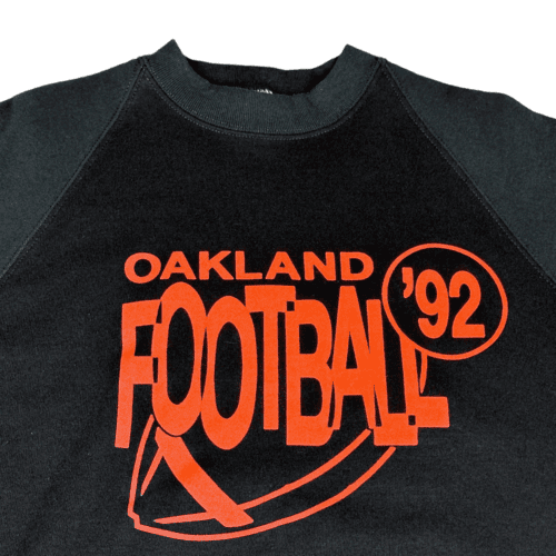 Vintage 90s Oakland Football '92 Sweatshirt MEDIUM