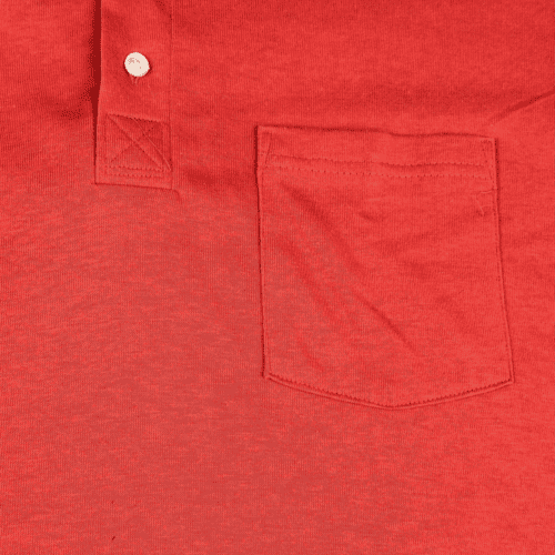 Vintage 80s Red Kap Long Sleeve Polo Shirt LARGE