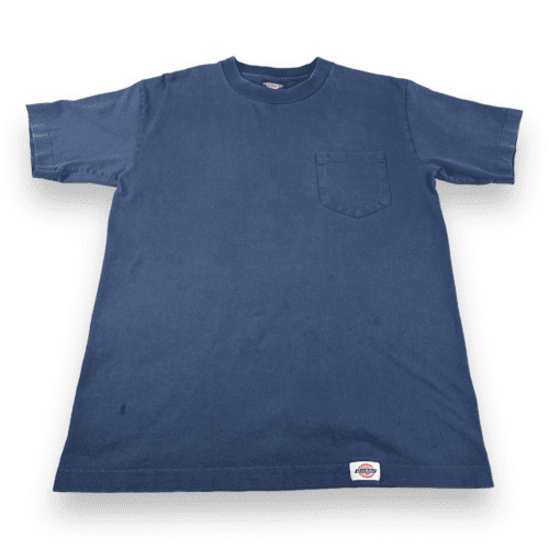 Vintage 90s Dickies Navy Blue Pocket T-Shirt MEDIUM
